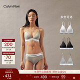 Calvin Klein内衣【新年礼物摩登引力带】女士本命年ck无钢圈软支撑三角杯文胸 P7A-大理石灰 S