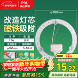 FSL佛山照明led灯盘灯具吸顶灯灯芯灯条替换灯盘白光17W