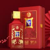 五粮液股份 圣世红 浓香型白酒 52度500mL 单瓶装 高端送礼 