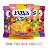 Fox's霍士水晶糖星钻系列混合味80g*3袋 印尼进口硬糖儿童休闲零食糖果
