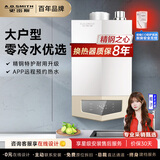 史密斯（A.O.SMITH）燃气热水器24升家电 零冷水智能控制 防CO中毒精钢 不锈钢换热器8年包换 大户型MJSX 24L 【智能零冷水】