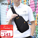 POLO胸包男士机能风单肩包休闲斜挎包通勤腰包运动挎包iPad包手机包