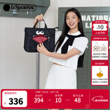 LeSportsac乐播诗新款包包女包可爱轻便单肩包电脑包手提包情人节礼物 黑色