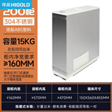 悍高（HIGOLD）米箱米桶304不锈钢厨房拉篮嵌入式米面 面箱整体橱柜抽屉式 新款304不锈钢200柜隐藏式米箱