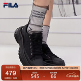 FILA 斐乐官方帆布鞋女鞋LAVA胖胖底厚增高鞋2025年板鞋休闲小白鞋