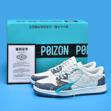 【首单立减】AJ男鞋312泡泡糖dunk黑白熊猫鞋低帮板鞋空军一号女 【首单立减】L V白蓝【男女同款】 38