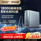史密斯（A.O.SMITH）佳尼特蓝鲸净水机家用净水器厨房专用直饮机一体机厨下8年RO膜 1600G CR4200AE1 高水效 国家补贴
