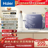 海尔（Haier）即热式小厨宝电热水器 55MINI蓝 小体积 5500W无级变频节能省电 即开即热智能恒温家用厨房热水宝