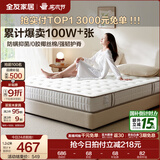 全友家居天然椰棕独立弹簧床垫席梦思床垫子1.8x2米乳胶床垫软硬适中 【小薄垫 | 高箱床标配】床垫（15cm厚） 1.5x2米