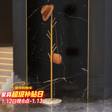 安尔雅北欧铁艺落地衣架店大理石衣服架卧室置物现代挂衣架经典树杈款