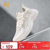 361°运动鞋女秋季透气轻便减震通勤休闲慢跑步鞋子女682322205F-2