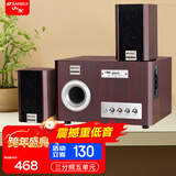 山水（SANSUI） GS-6000(62D)电脑蓝牙音响电视K歌台式重低音炮音箱2.1家用卡拉OK 【热卖】81C木质蓝牙音响