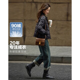 德玛纳【雪域漫游】冬420T尼丝纺哑光锁绒90鸭绒衬衫式羽绒服女