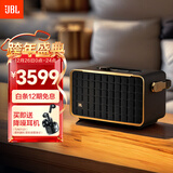 JBL 音乐世家A300WiFi蓝牙音箱 便携户外音响 家用电脑桌面HIFI无损低音炮 新年礼物送男生 黑色