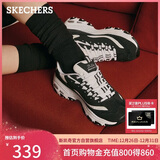斯凯奇（Skechers）新年礼物奶茶熊女鞋冬厚底增高老爹鞋百搭熊猫鞋休闲运动鞋149906