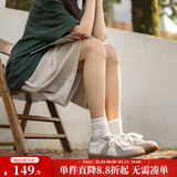 马登女装 复古德训鞋休闲运动鞋潮流百搭情侣小白鞋德式训练鞋 灰色 经典版 38 女码