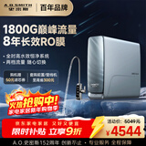 史密斯（A.O.SMITH）佳尼特蓝鲸净水机家用净水器厨房专用直饮机一体机厨下8年RO膜 1600G CR4200AE1 高水效