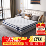 天坛独立袋装弹簧床垫天然乳胶 椰棕 天丝抑菌防螨青少年席梦思床垫 轻奢B款 柔软舒适-独立簧+乳胶 120*200cm