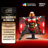 AOC 27英寸2K180Hz 1152区QD-MiniLED HDR1000 HVA Black 色准特调游戏电竞显示器 逐光二代Q27G41XMN