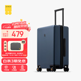 地平线8号（LEVEL8）行李箱密码拉杆箱男女托运大容量万向轮学生旅行者PC箱 24英寸蓝