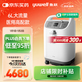 鱼跃(yuwell)6L升新国标医用制氧机制氧带雾化中重度缺氧助呼吸8F-6W