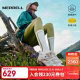 迈乐（Merrell）官方店男女款户外登山徒步鞋减震MOAB 3迈越者轻量防滑耐磨透气 J035894白灰米（女） 38