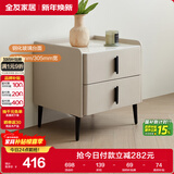 全友家居 现代简约床头柜卧室置物收纳储物柜子家用抽屉式床边柜KD