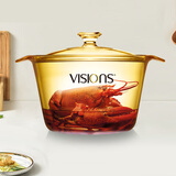 康宁（VISIONS） VISIONS 晶彩透明Flair系列3.8L养生锅厨房好物VS-38-FL/CN