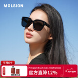 MOLSION陌森太阳镜明星同款大框墨镜男女款MS3129&MS3128 MS3129C10 偏光