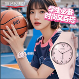 时刻美学生手表女孩简约防水青少年石英表初高中生考试手表新年礼物7091