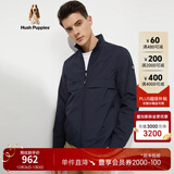 暇步士（Hush Puppies）男装春季立领休闲短款夹克外套 095深蓝3 XXXL