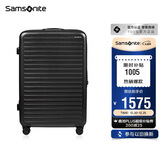 新秀丽（Samsonite）行李箱28英寸拉杆箱欧洲条纹大容旅行箱包托运密码箱黑色KF1
