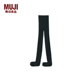 MUJI女式 合脚直角 裤袜 连裤袜打底袜打底裤女25年秋季 DGE05A5A 黑色 L 身高160-165 臀围95-100