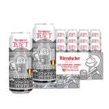 瓦伦丁比利时白啤500ml罐装原装进口精酿小麦白啤 500mL12罐*2箱共24罐