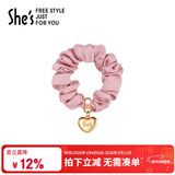 She's茜子心型职业发圈皮筋简约发绳时尚头饰新年礼物送女友
