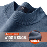 杉杉（FIRS）【410G重磅加厚】秋冬男毛衣可机洗保暖柔顺双层领休闲针织衫上衣