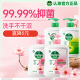 滴露（Dettol）洗手液抑菌滋润450g*2+松木450g*2儿童家庭补充装消毒温和护手