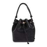 汤丽柏琦（Tory Burch）tb女包T Monogram压纹老花水桶包手提单肩包175473黑色礼物新款