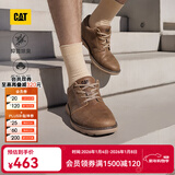 卡特（CAT）休闲皮鞋男士复古工装轻户外软牛皮防滑通勤鞋P725212N3AMC29 浅褐 42