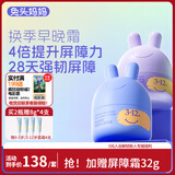 兔头妈妈儿童分龄面霜组合装0-3-12岁夏季晒后舒缓秋季保湿滋润宝宝舒缓霜