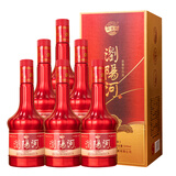浏阳河 乾隆玉玺福20 浓香型白酒 52度 500ml*6瓶送礼 含礼品袋