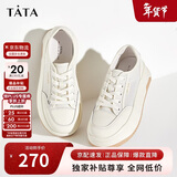 他她夏时尚女板鞋款WL801BM4 米白 35