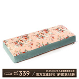 阳春小镇（April Town） 阳春小镇 中式长方形单人荞麦枕头 纯棉枕套全荞麦皮荞麦壳枕头 粉玫瑰-棉