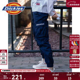 Dickies休闲裤男  修身系列字母束口休闲工装裤DK007069 深藏青色 30