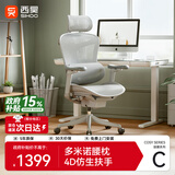 西昊C100一代 人体工学椅电脑椅办公电竞椅子人工力学座椅多米诺腰枕