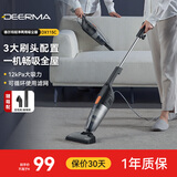德尔玛（Deerma）家用手持吸尘器 轻便吸尘推杆手持一机两用扫地大吸力精钢针孔过滤网DX115C 【立式/手持两用】经典款DX115C