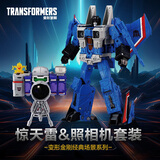 变形金刚（Transformers）儿童男孩玩具车模型礼物经典场景系列惊天雷&照相机套装G3601