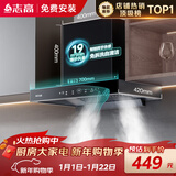 志高（CHIGO）【政府补贴15%】油烟机小户型顶吸抽油烟机欧式机 免拆洗挥手智控一级能效 T15 可配燃气灶