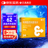 神度 枸橼酸西地那非片 25mg*24片 齐鲁 男科用药 小蓝片