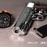 正品2026全新升级顶配AQK1911金属钨钢色高端老兵纪念品玩具礼物 2026全新升级正版aqk1911顶配-电镀银(加强版)
